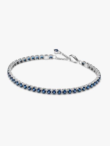 Bracelet Rivière Bleu Scintillant