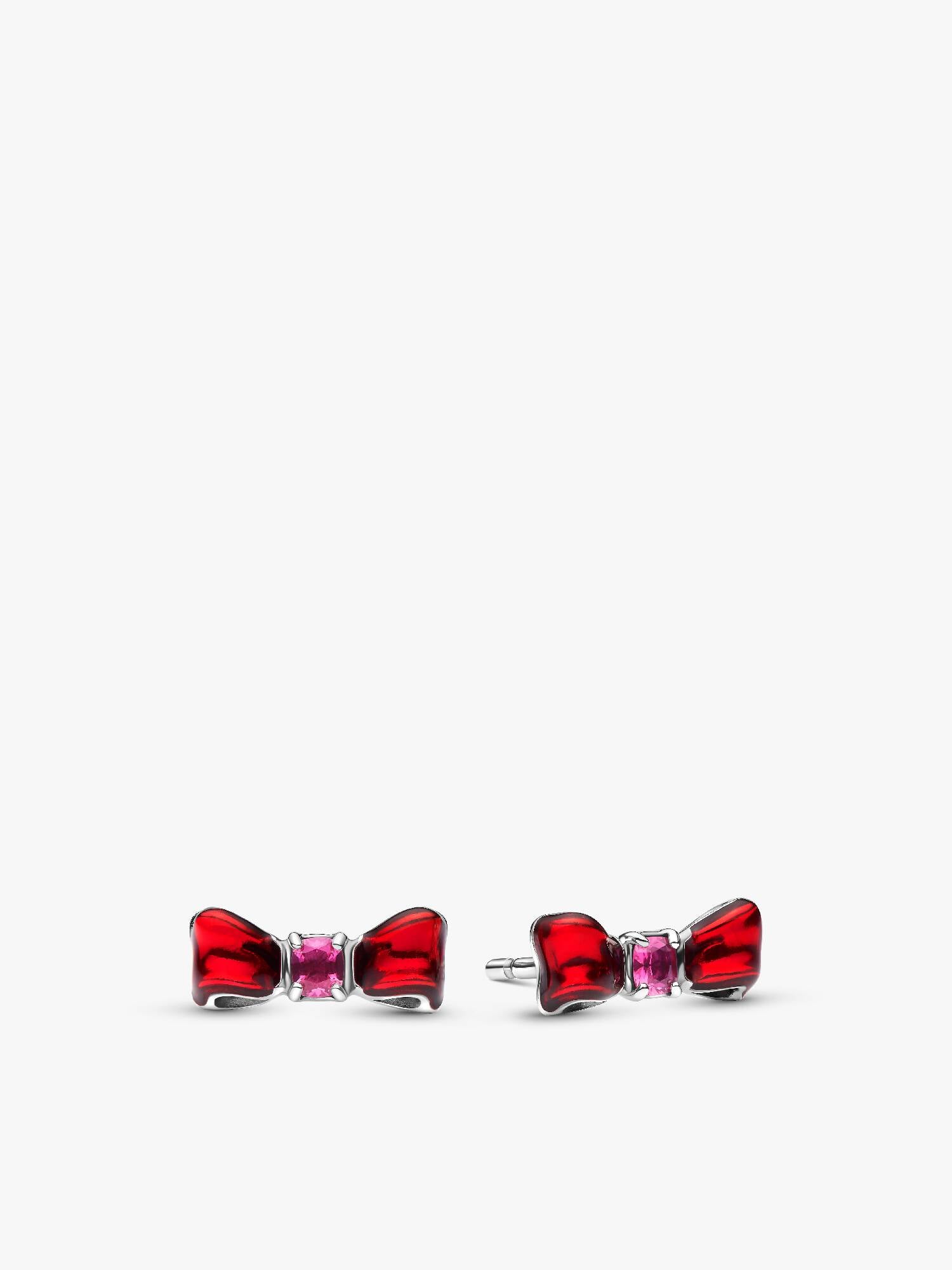 Clous d’Oreilles Disney Blanche-Neige Nœud Blanc