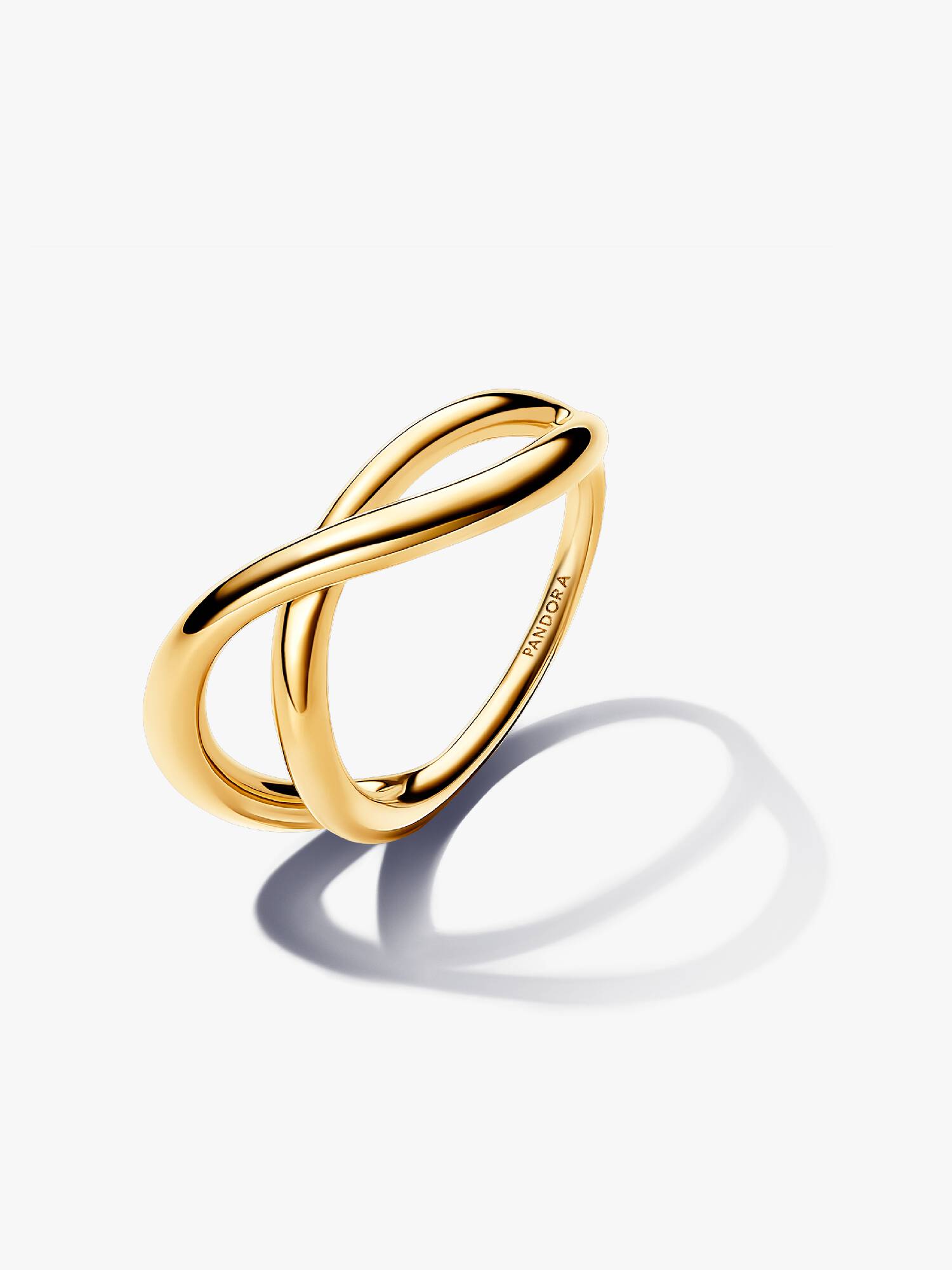 Organisch Gevormde Infinity Ring