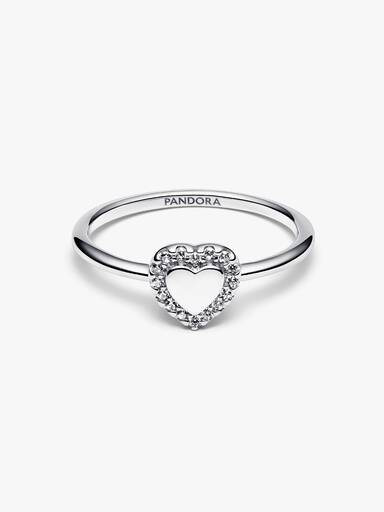 Graveerbaar Hart Halo Ring