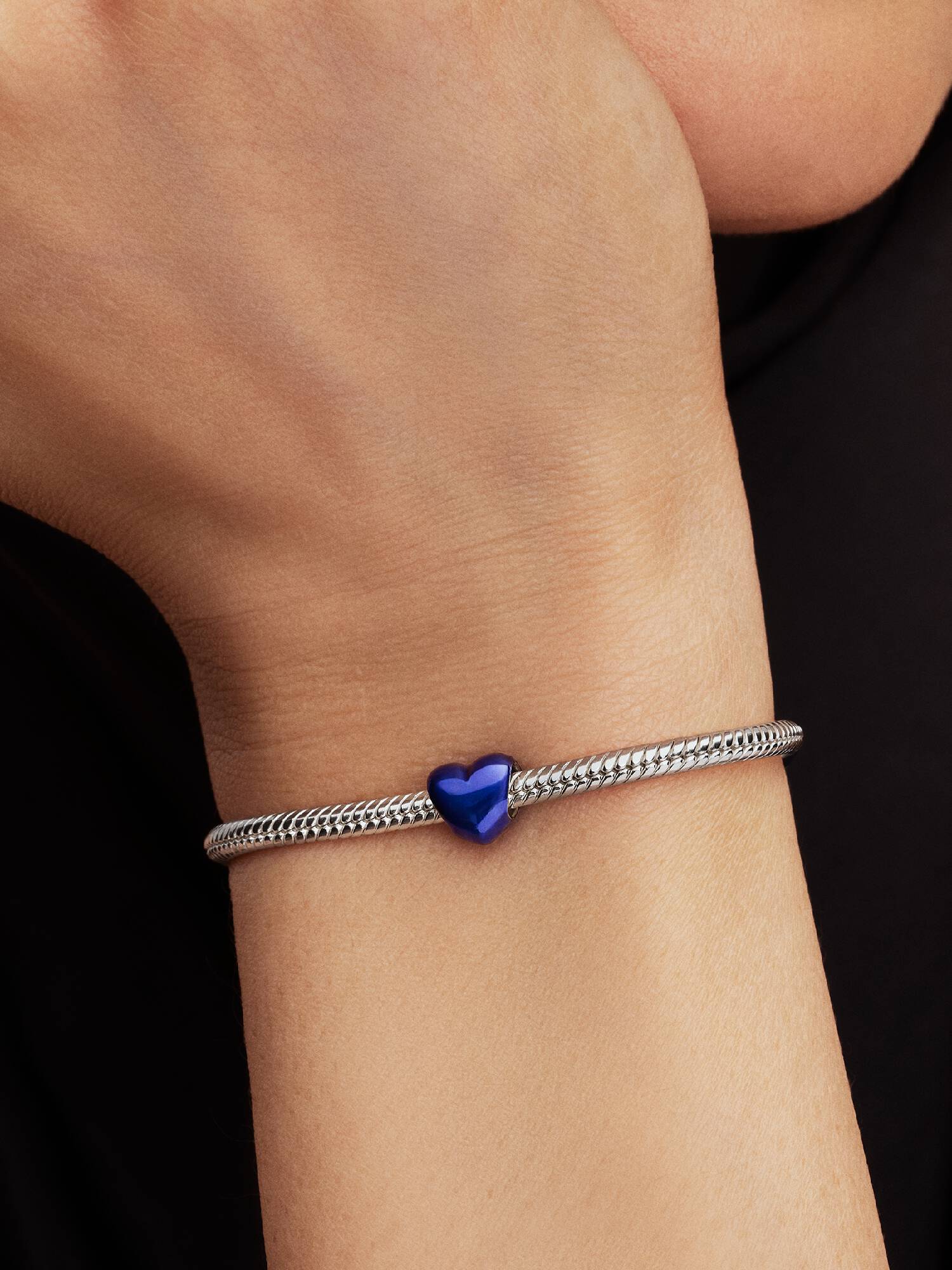 Blauw Hart Mini Bedel