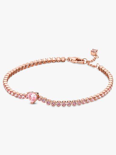 Bracelet Rivière Cœur Scintillant
