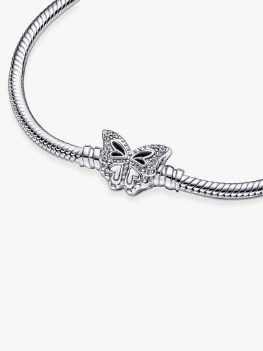 Snake Chain Armband met Vlindersluiting