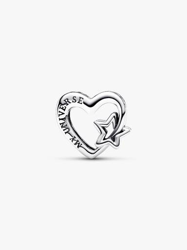 Charm Ajouré Famille Cœur et Étoile
