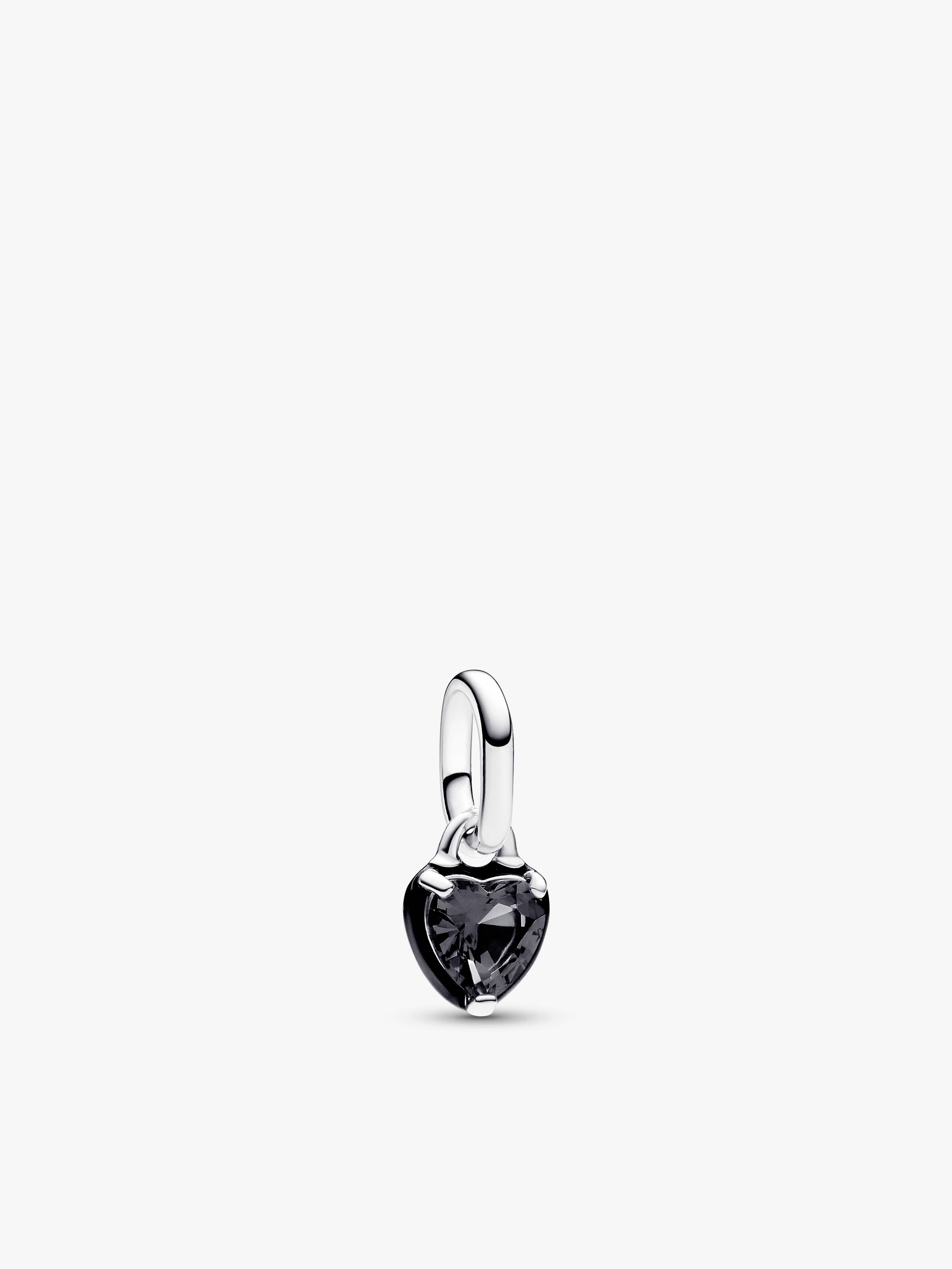 Mini Dangle Cœur Chakra Noir Pandora ME