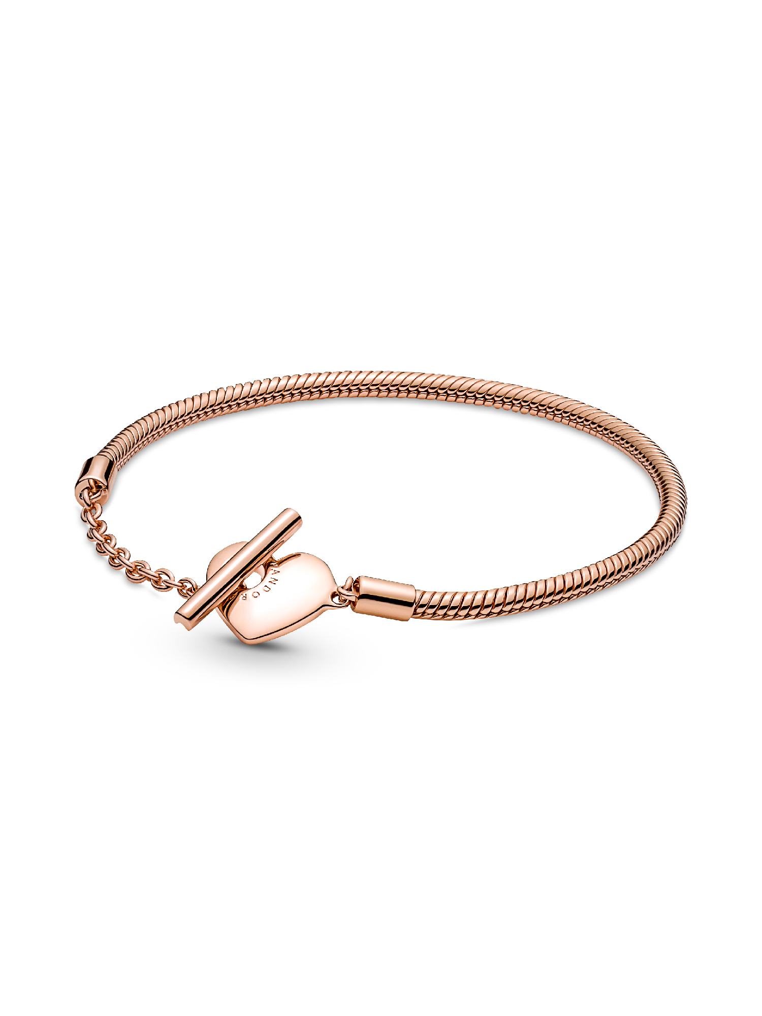 Pandora Moments Hart T-Bar Snake Chain Armband