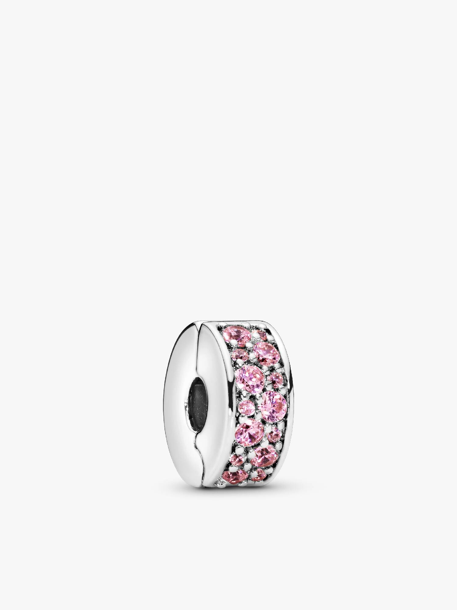 Roze Pavé Clip Bedel