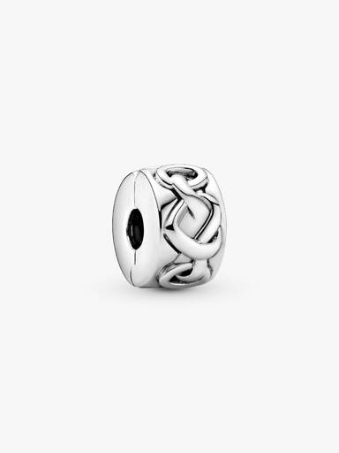 Knotted Hearts Clip Bedel