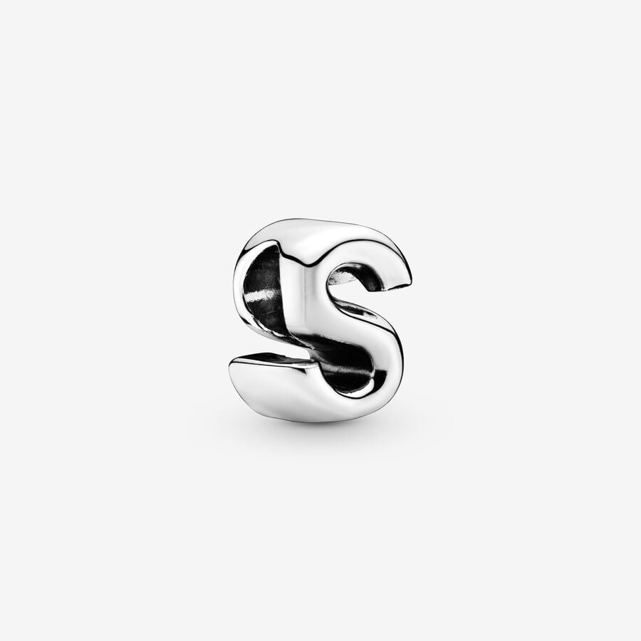 Letter S silver charm image number 0