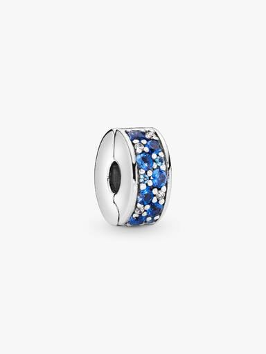 Blauwe Pavé Clip Bedel
