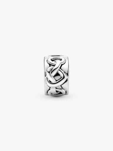 Knotted Hearts Clip Bedel