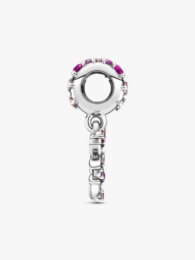 Charm Pendant Arbre De Vie Cœur Rose