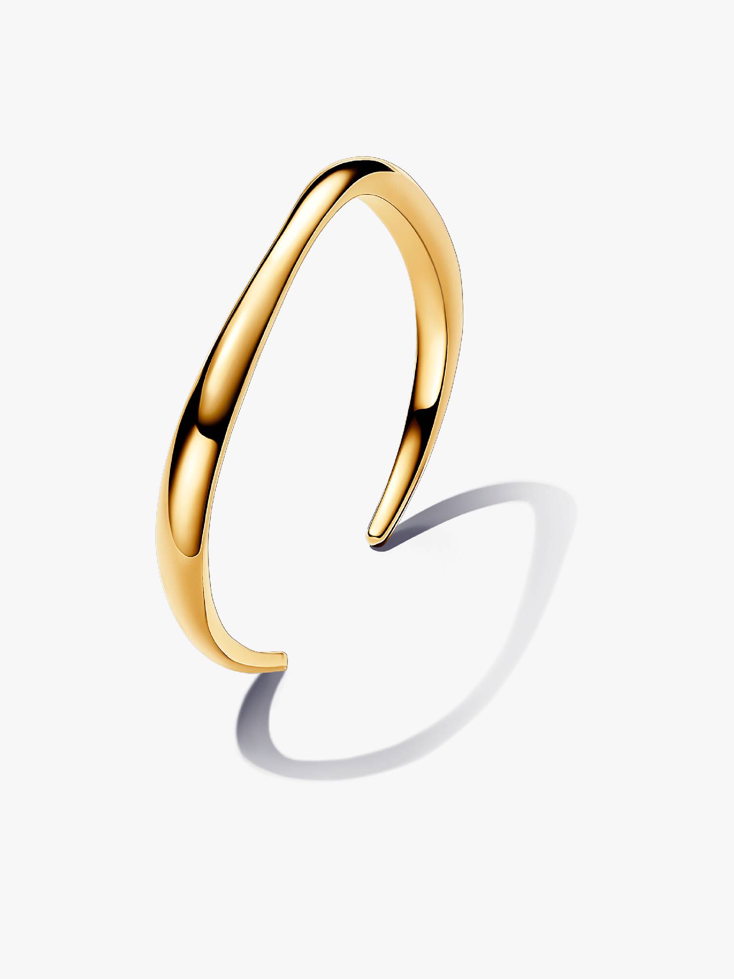 Bracelet Jonc Ouvert de Forme Organique