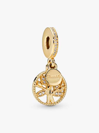 Charm Pendant Arbre de Vie Scintillant