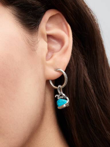 Turquoise Walvis Hangende Bedel