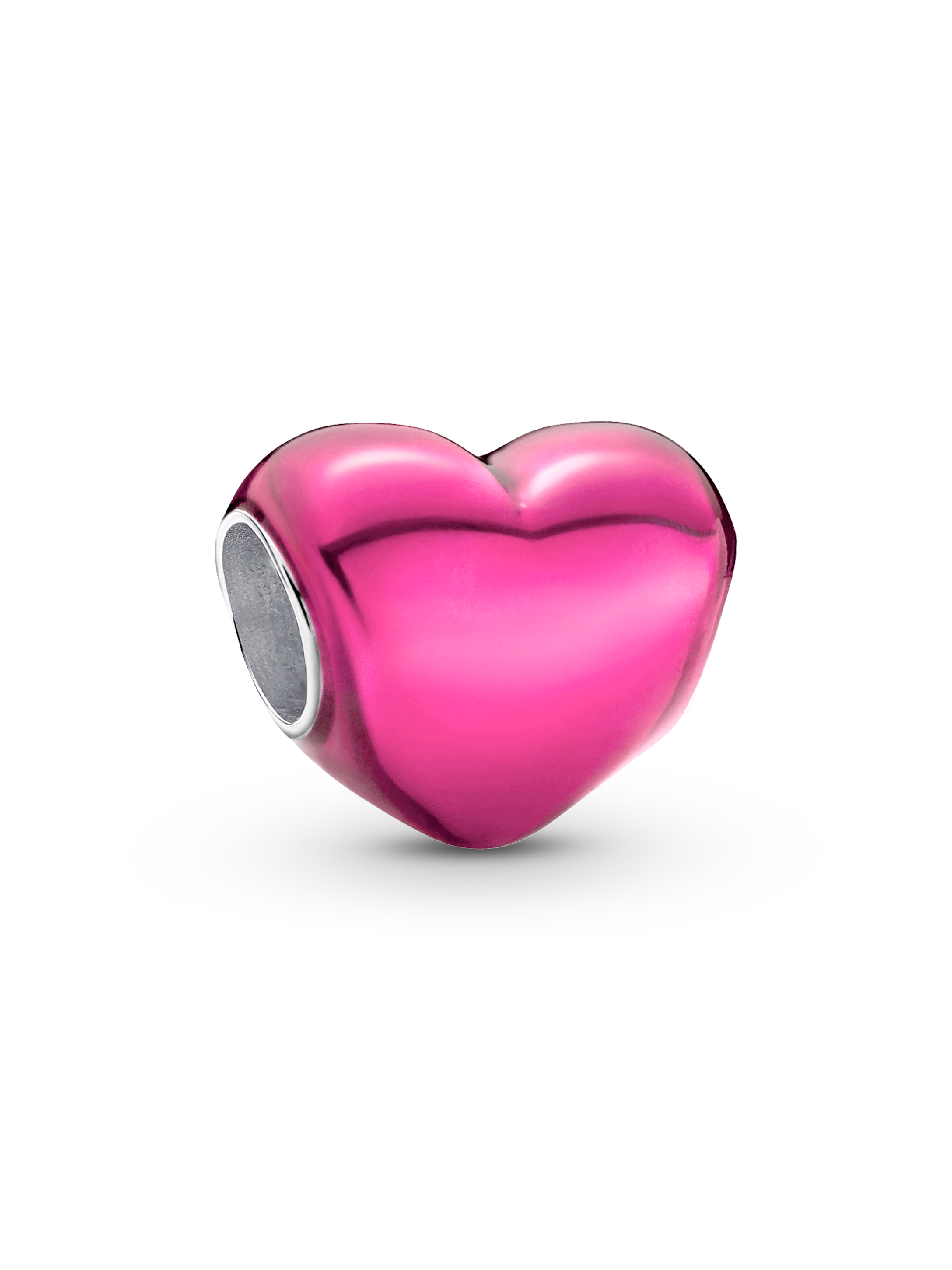 Metallic Roze Hart Bedel