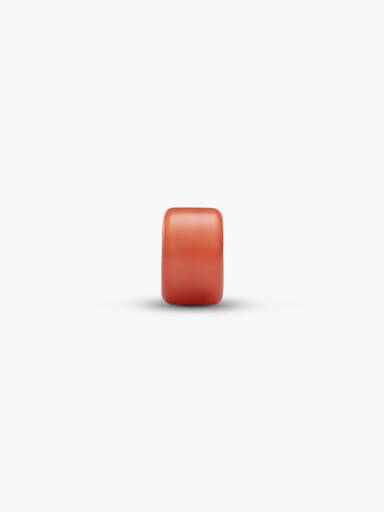 Oranje Muranoglas Mini Bedel