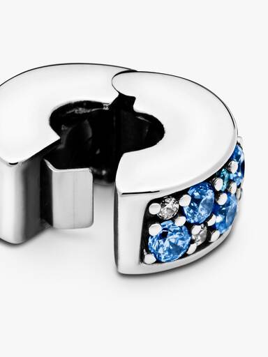 Blauwe Pavé Clip Bedel