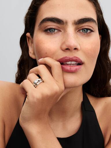 Bague Double Torsadée