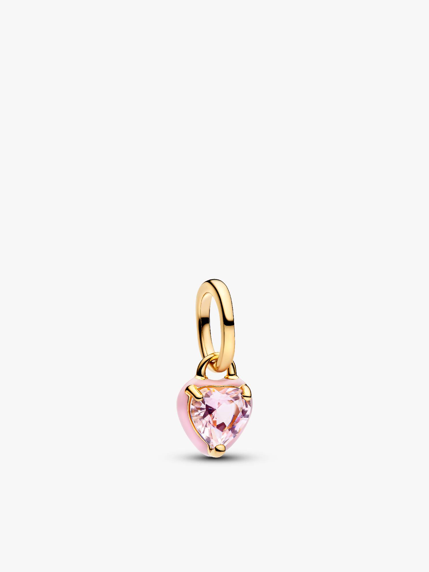 Roze Chakra Hart Mini Hangende Bedel