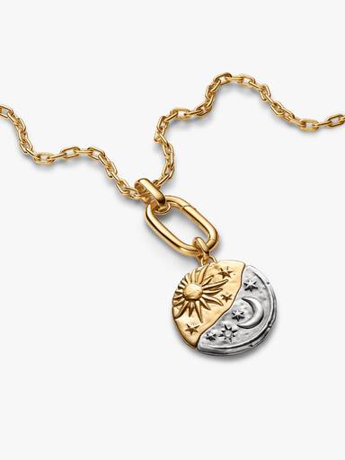 Charm Médaillon XL Soleil & Lune
