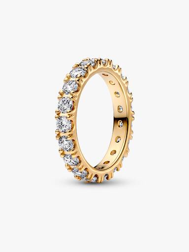 Sprankelende Rij Eternity Ring
