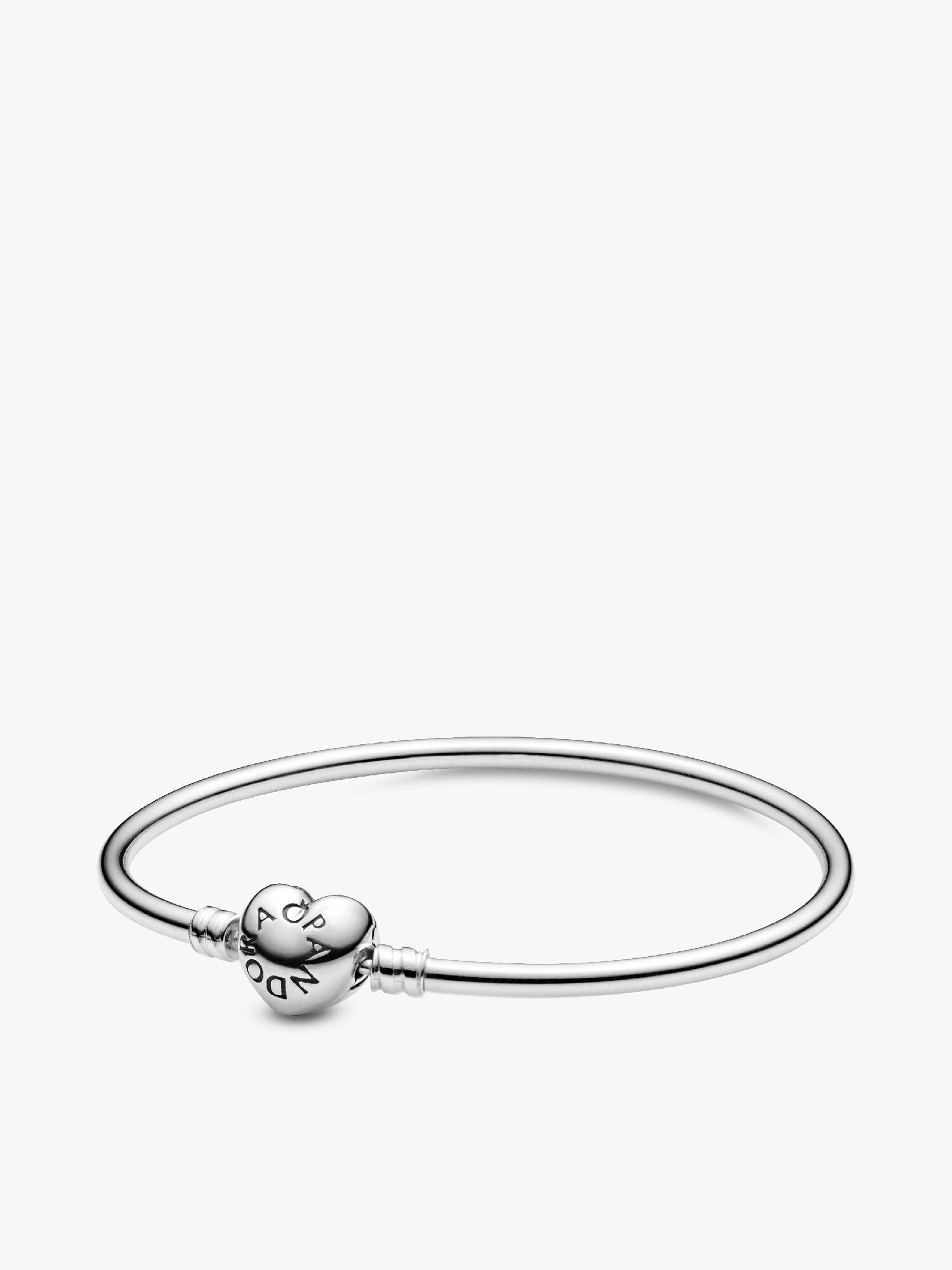 Bracelet Jonc Fermoir Cœur Logo