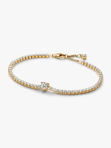 Bracelet Rivière Cœur Scintillant