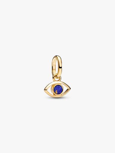 Mini Charm Pendant Mauvais Œil Bleu