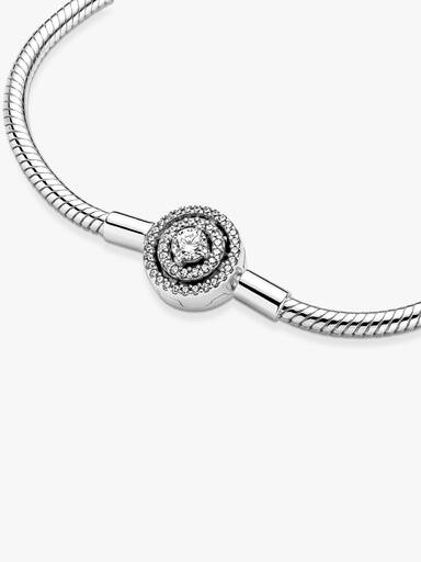 Halo snake chain-armband