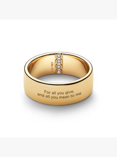 Graveerbare brede bandring