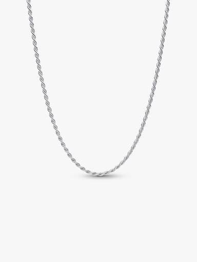 Collier Maille Tressée