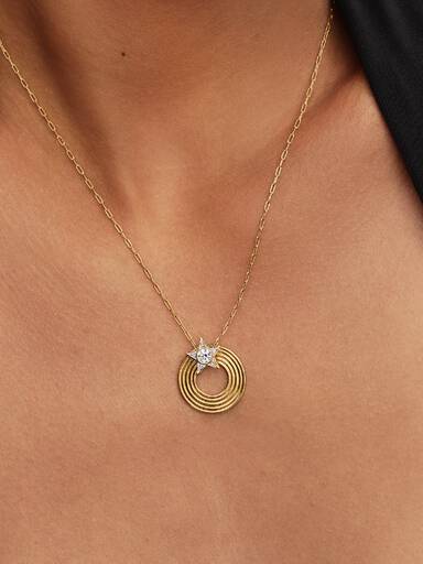 Sprankelende Vallende Ster Ketting met Hanger