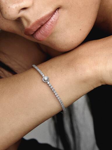 Bracelet Rivière Halo Scintillant