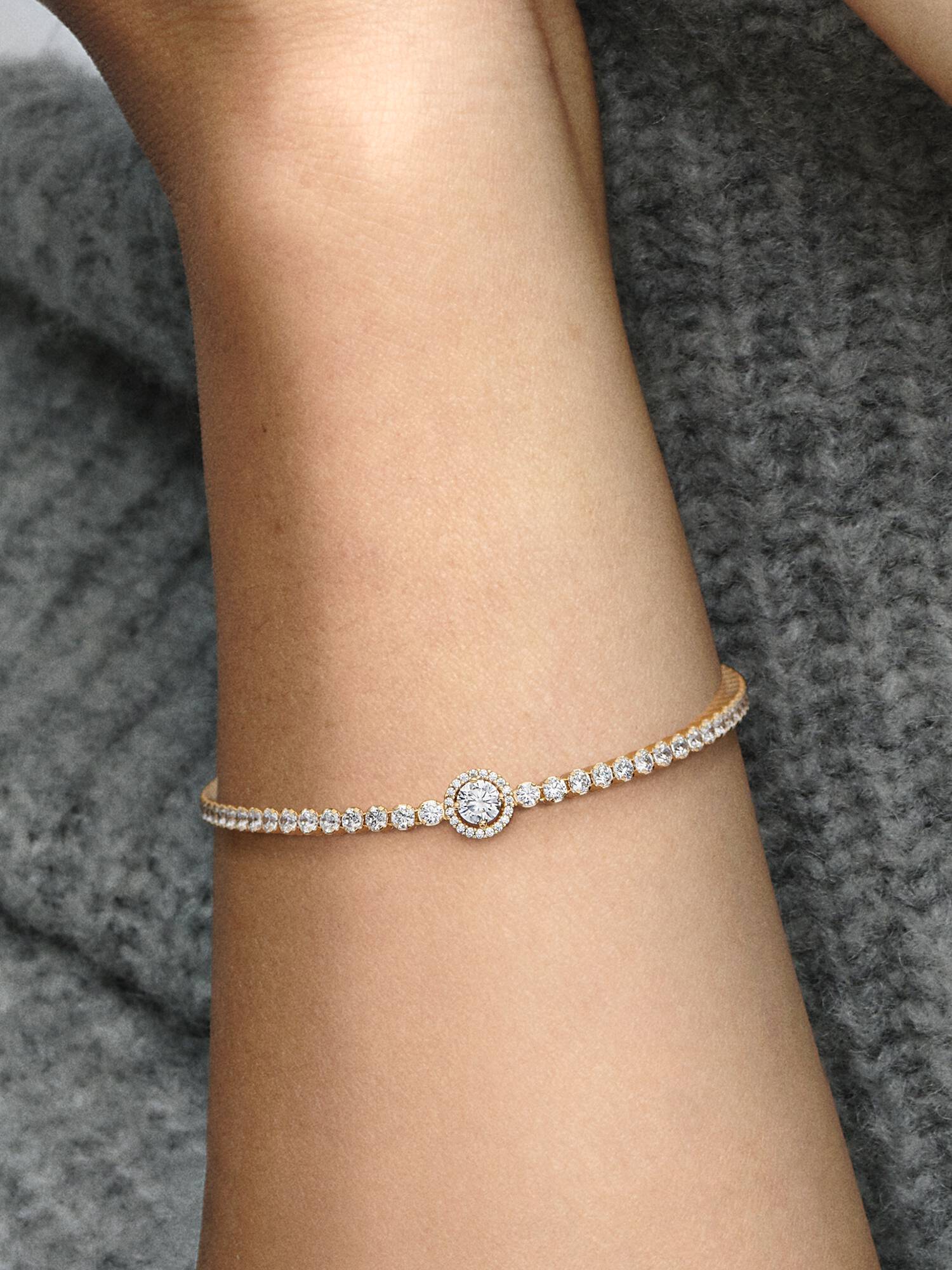 Bracelet Rivière Halo Scintillant