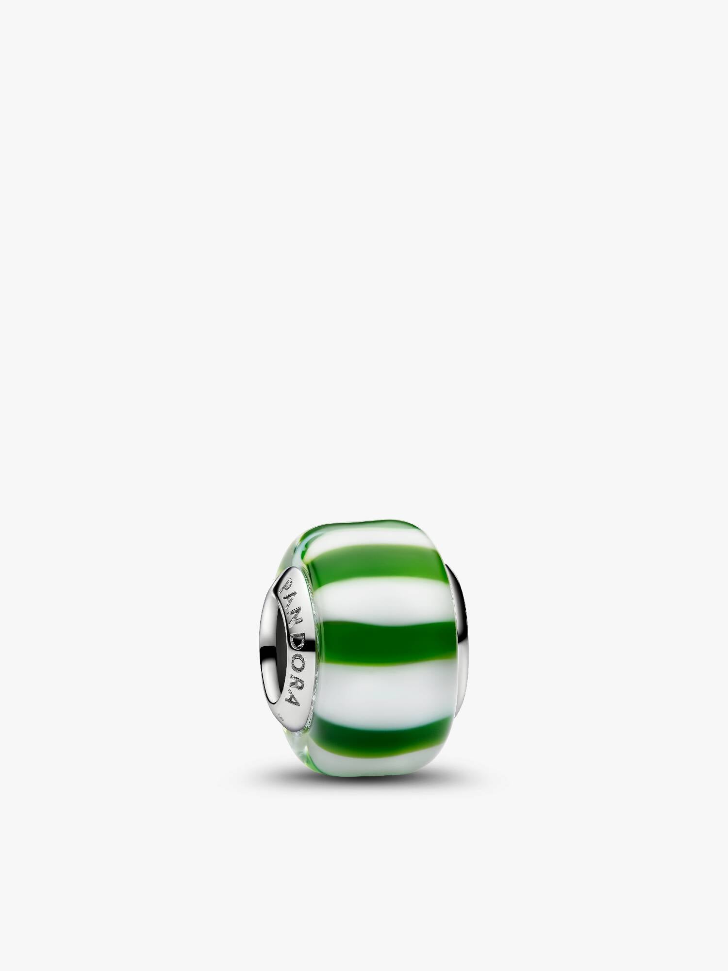 Charm en Verre de Murano Vert Menthe Poivrée