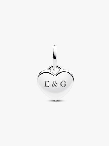 Charm pendentif bleu scintillant