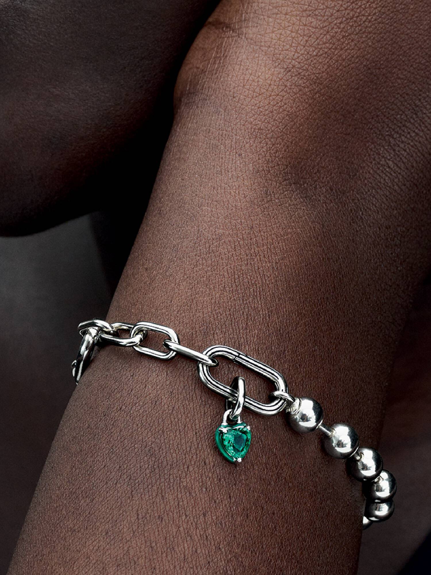Groene Chakra Hart Mini Hangende Bedel