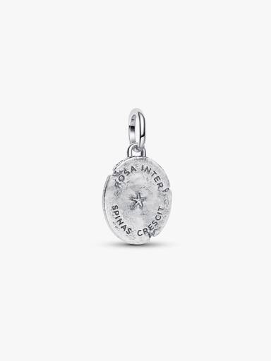 Charm Médaillon Rose