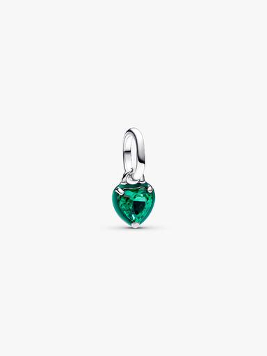 Mini Charm Pendant Cœur Chakra Vert