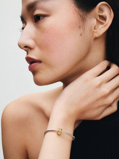 Knotted Hearts Clip Bedel