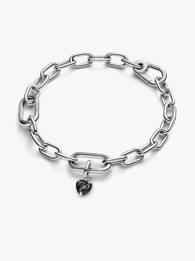 Mini Dangle Cœur Chakra Noir Pandora ME