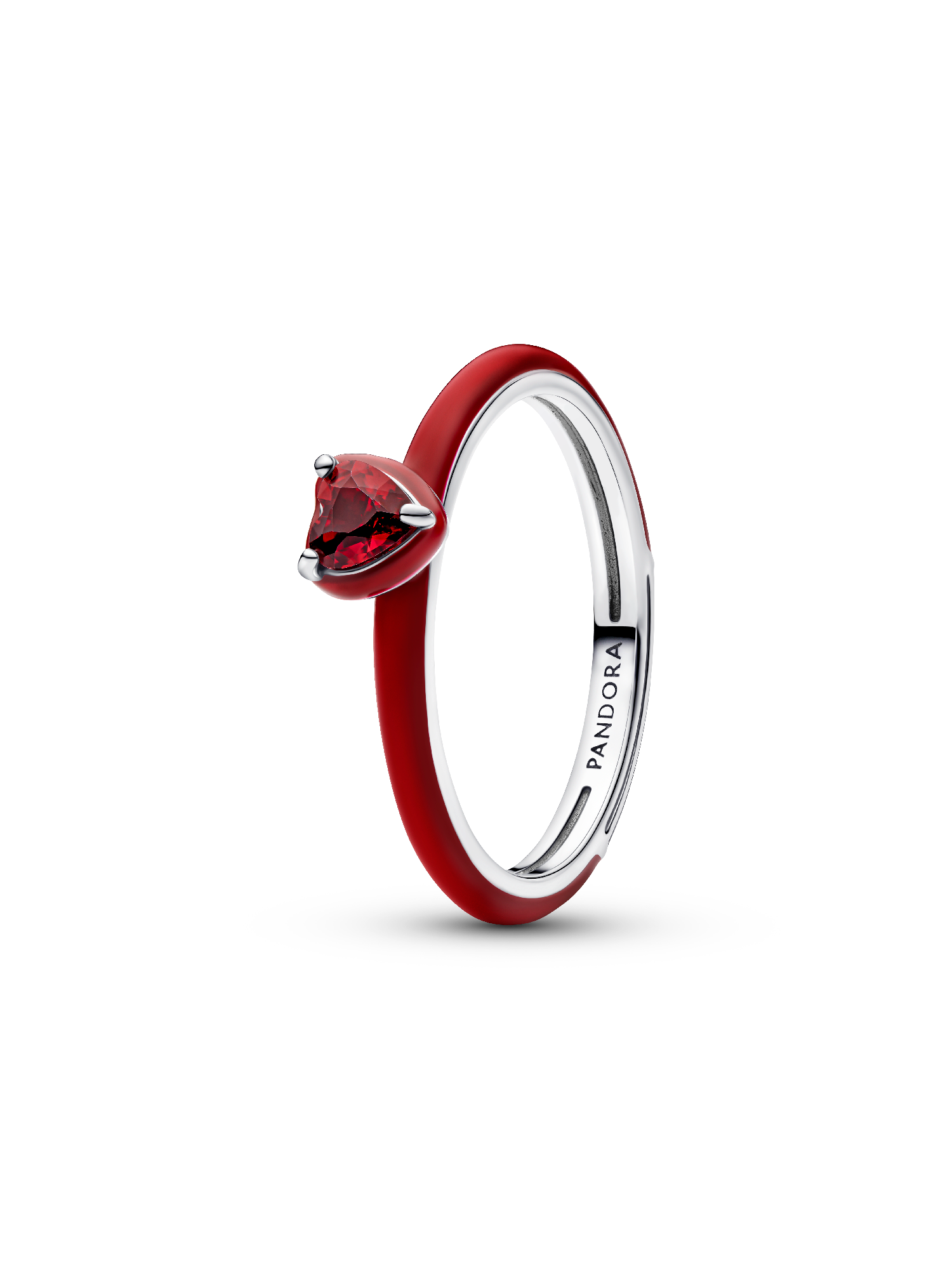 Rode Hart Chakra Ring