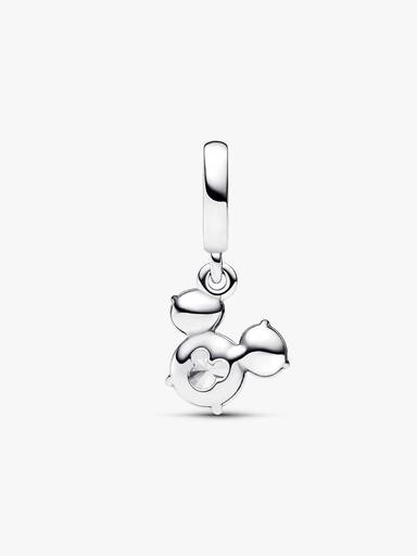 Disney Mickey Mouse Sprankelend Hoofd Silhouet Hangende Bedel