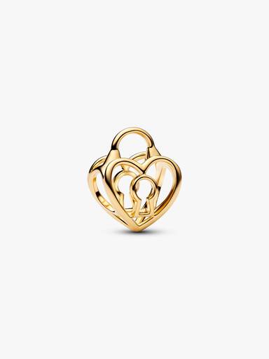 Charm Cadenas Cœur Ajouré