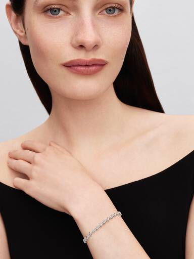 Sprankelende Triangel Tennisarmband