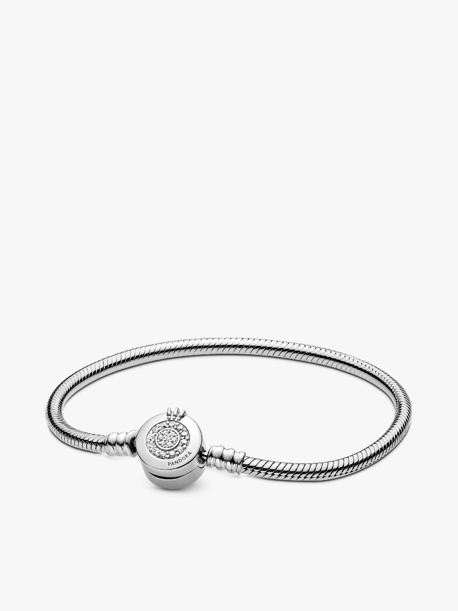 Bracelet Maille Serpent O Couronné Scintillant