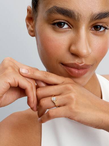 Bague Cœur Ondulée