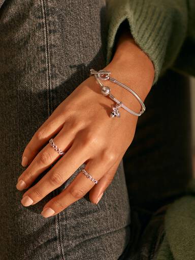 Pandora Moments T-Bar Slangenschakel-armband