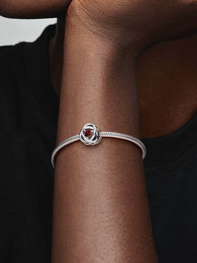 Charm Cercle Éternité Rouge
